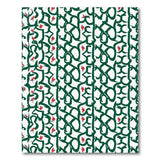 Emerald Vines with Crimson Blooms Area Rug