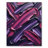Abstract Area Purple Brushstroke Abstract Area Rug