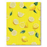 Sunny Lemon Slices Yellow Area Rug
