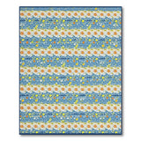 Floral Vintage Vintage Blue Daisy Floral Area Rug