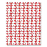 Geometric Modern Bold Red Grid Geometric Area Rug