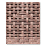 Beige Basket Weave Woven Area Rug