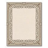 Ornate Beige Border Area Rug