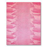 Pink Pink Crocodile Scale Area Rug