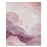 Ethereal Pink Purple Wave Abstract Area Rug