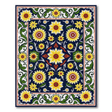 Vibrant Sunflower Persian Area Rug