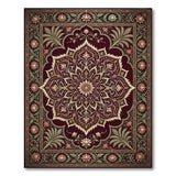 Opulent Traditional Persian Medallion Area Rug