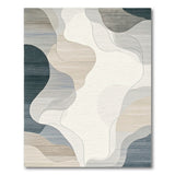 Abstract Area Grey Fluid Grey Abstract Area Rug