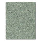 Green Green Swirl Abstract Area Rug