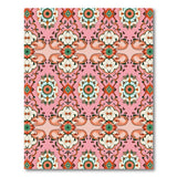 Pink Multi-Floral Vintage Area Rug