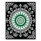 Green Mandala Persian Area Rug