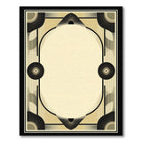 Art Deco Gold Sunburst Geometric Rug