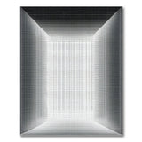 Geometric Modern Black and White Black White Geometric Tunnel Illusion Area Rug