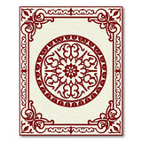 Red Ornate Red Medallion Persian Area Rug