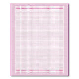 Pink Dotted Geometric Modern Area Rug
