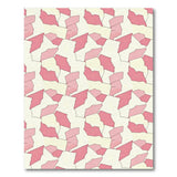 Geometric Modern Pink Pink Geometric Abstract Area Rug