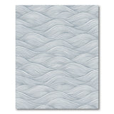 Blue Wavy Wave Area Rug