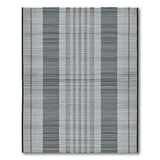 Black White Zigzag Geometric Black and White Area Rug