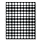 Rustic Farmhouse Black White Buffalo Check Rustic Area Rug