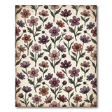 Vintage Cosmos Floral Area Rug