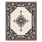 Traditional Persian Ornate Black Medallion Persian Area Rug