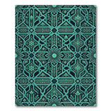 Teal Ornate Persian Pattern Area Rug