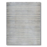 Indigo Striped Woven Boho Area Rug