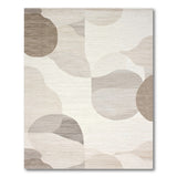 Abstract Area Organic Abstract Beige Area Rug