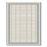 Geometric Modern Black and White Modern Black Grid Geometric Area Rug