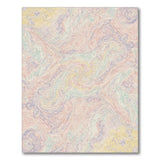 Pastel Marble Swirl Washable Area Rug