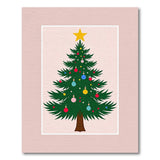 Festive Christmas Tree Kids Cartoon Rug