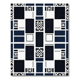 Bold Geometric Heritage Tribal Area Rug