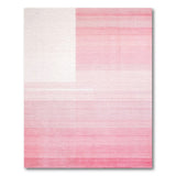 Blush Pink Watercolor Gradient Area Rug
