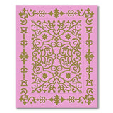 Pink Gold Ornate Persian Area Rug