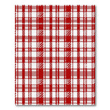 Bold Red White Checkered Farmhouse Rug