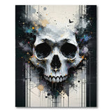 Abstract Skull Splatter Area Rug