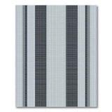 Black and White Bold Black Gray Vertical Stripe Area Rug