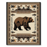 Southwestern Grizzly Bear Area Rug