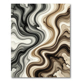 Abstract Fluid Wave Area Rug