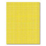Vibrant Yellow Gingham Check Area Rug
