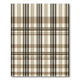 Geometric Modern Neutral Beige Plaid Check Area Rug