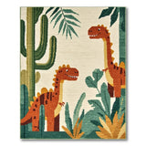 Dinosaur Friends Kids Area Rug