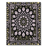 Ornate Pink Mandala Persian Area Rug
