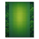 Lush Green Forest Canopy Area Rug