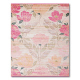 Pink Floral Vintage Pink Peony Floral Area Rug