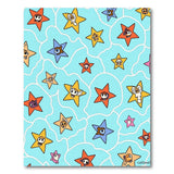 Playful Cartoon Stars Maze Area Rug