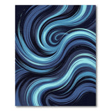 Abstract Area Blue and Teal Abstract Blue Swirl Area Rug