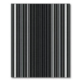 Geometric Modern Bold Vertical Black White Striped Area Rug