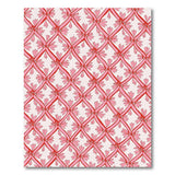 Pink Daisy Lattice Trellis Area Rug
