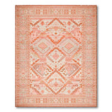 Southwestern Terracotta Diamond Geometric Southwestern Rug